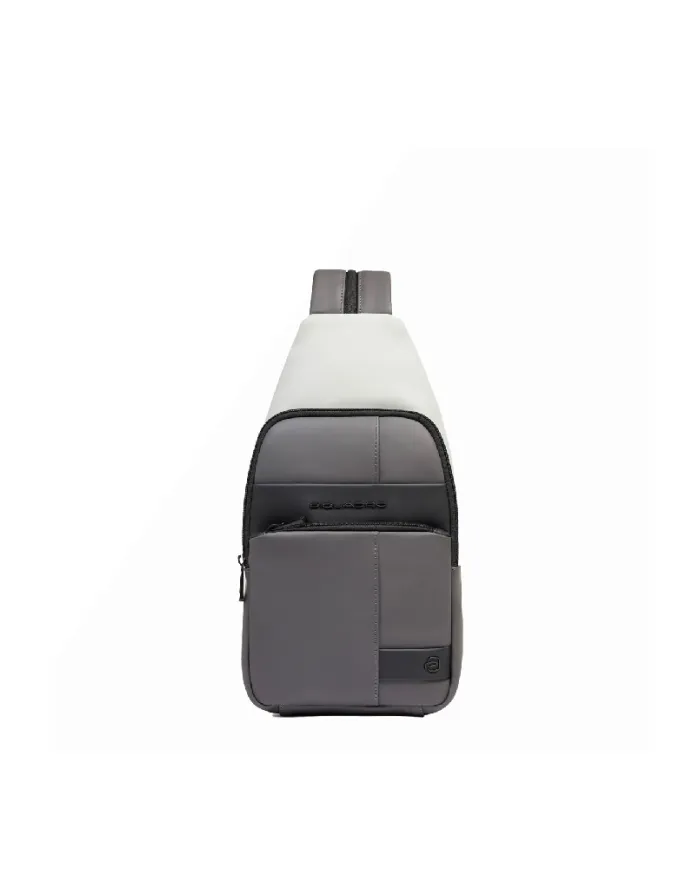 Piquadro Monospalla impermeabile Wollem Grigio/Nero