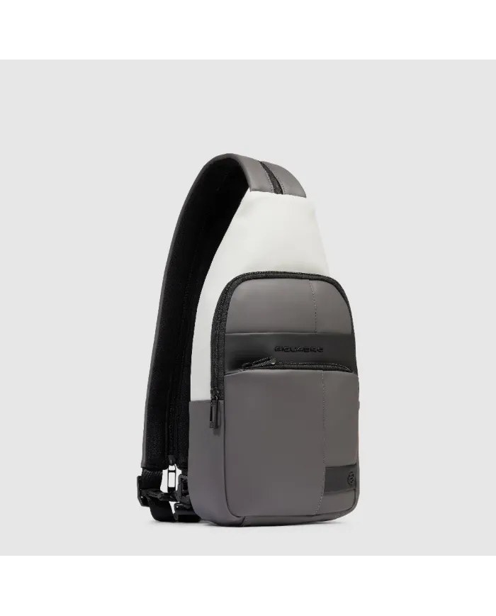 Piquadro Monospalla impermeabile Wollem Grigio/Nero