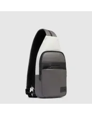 Piquadro Monospalla impermeabile Wollem Grigio/Nero