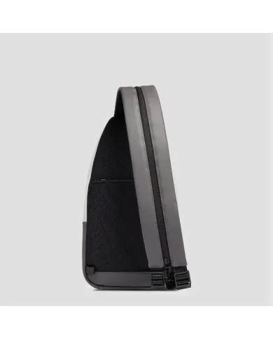 Piquadro Monospalla impermeabile Wollem Grigio/Nero