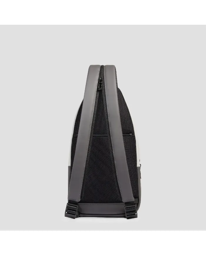 Piquadro Monospalla impermeabile Wollem Grigio/Nero