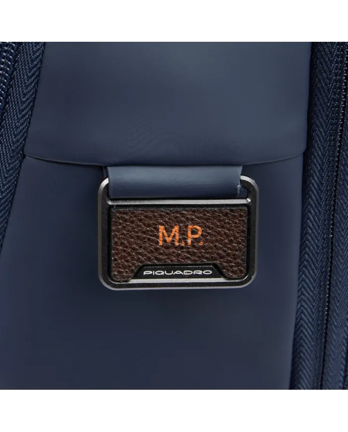 Piquadro Zaino da viaggio impermeabile porta pc 14 Blu