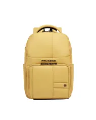 Piquadro Zaino da viaggio impermeabile porta pc 14 Giallo