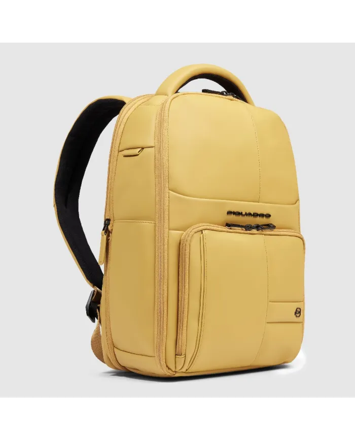 Piquadro Zaino da viaggio impermeabile porta pc 14 Giallo