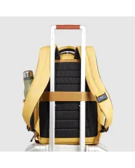 Piquadro Zaino da viaggio impermeabile porta pc 14 Giallo