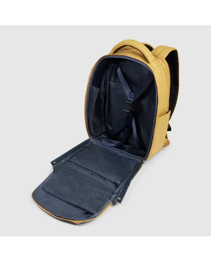 Piquadro Zaino da viaggio impermeabile porta pc 14 Giallo