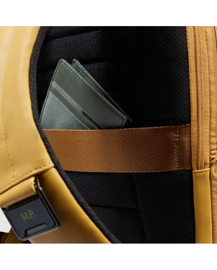 Piquadro Zaino da viaggio impermeabile porta pc 14 Giallo