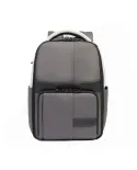 Piquadro Zaino da viaggio impermeabile porta pc 14 Grigio/Nero
