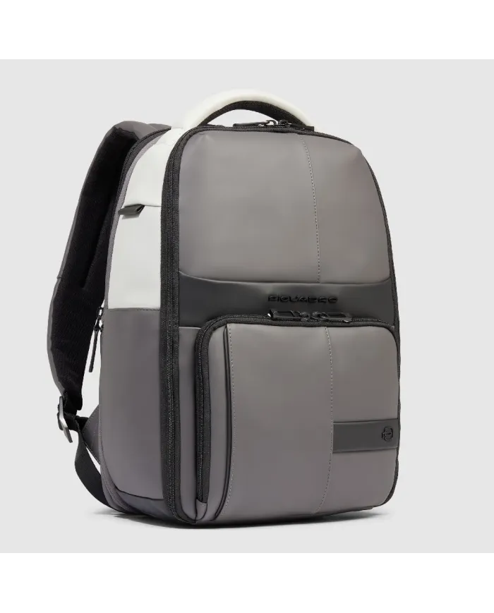 Piquadro Zaino da viaggio impermeabile porta pc 14 Grigio/Nero