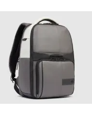 Piquadro Zaino da viaggio impermeabile porta pc 14 Grigio/Nero