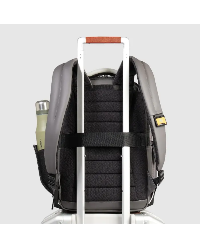 Piquadro Zaino da viaggio impermeabile porta pc 14 Grigio/Nero