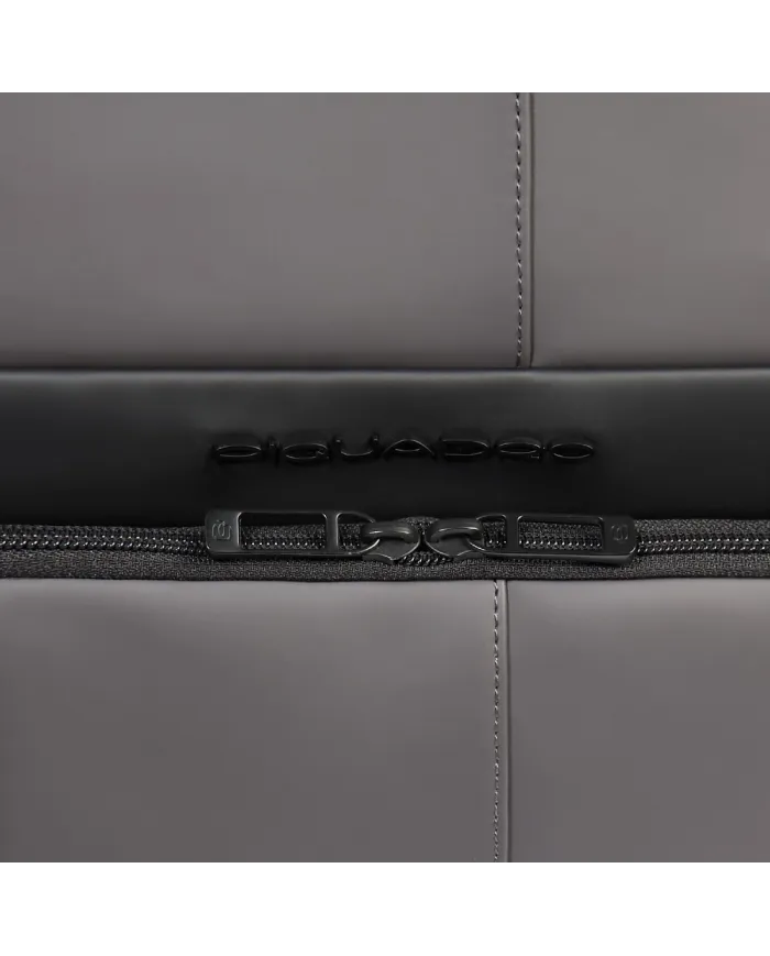 Piquadro Zaino da viaggio impermeabile porta pc 14 Grigio/Nero