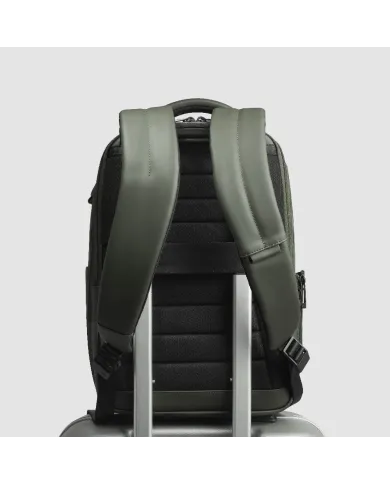 Piquadro Zaino da viaggio impermeabile porta pc 14 Verde