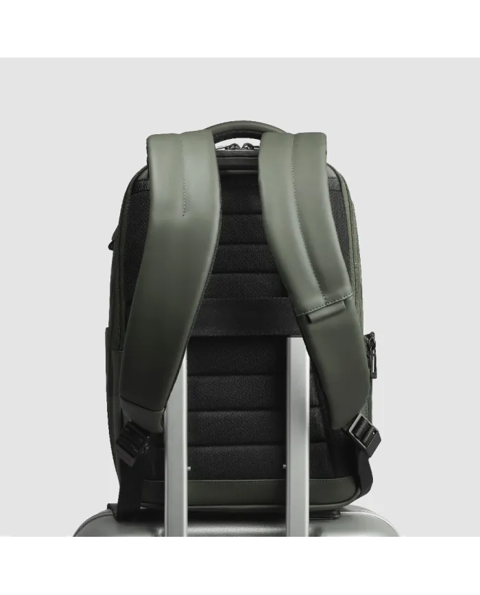 Piquadro Zaino da viaggio impermeabile porta pc 14 Verde