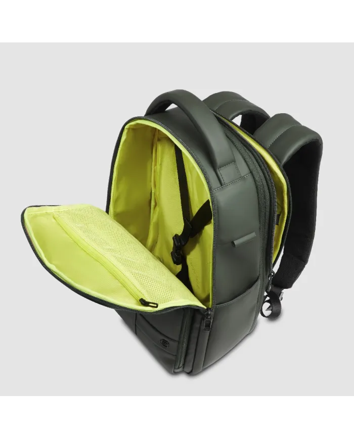 Piquadro Zaino da viaggio impermeabile porta pc 14 Verde