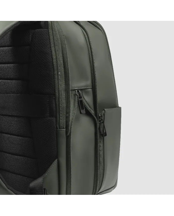 Piquadro Zaino da viaggio impermeabile porta pc 14 Verde