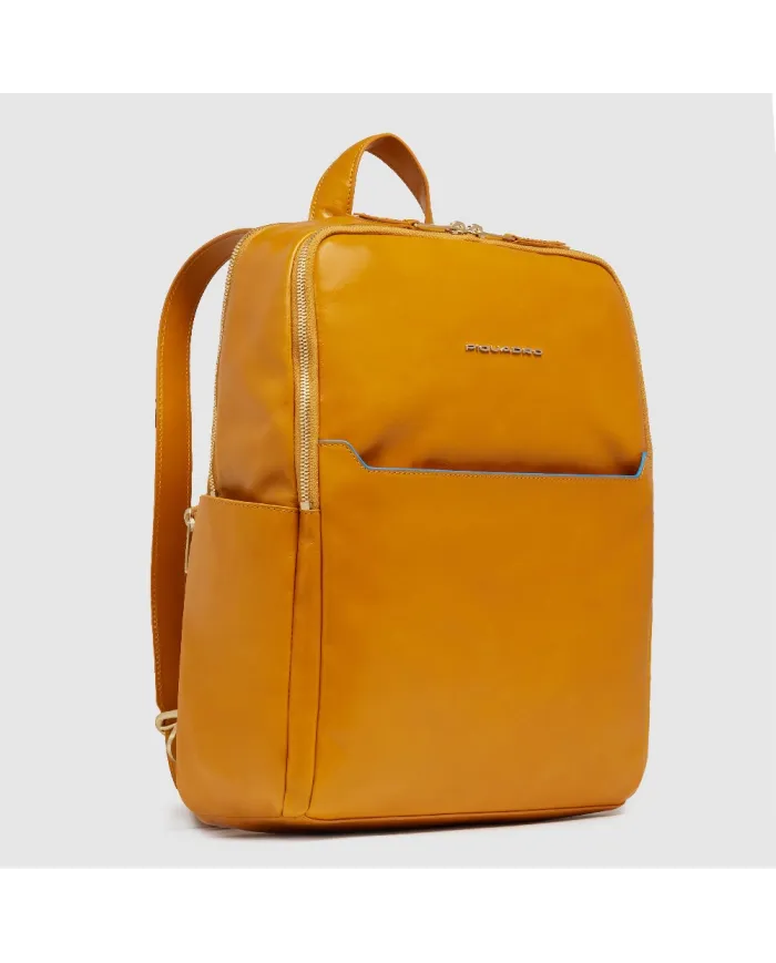 Piquadro Zaino donna porta pc 14" Blue Square Giallo