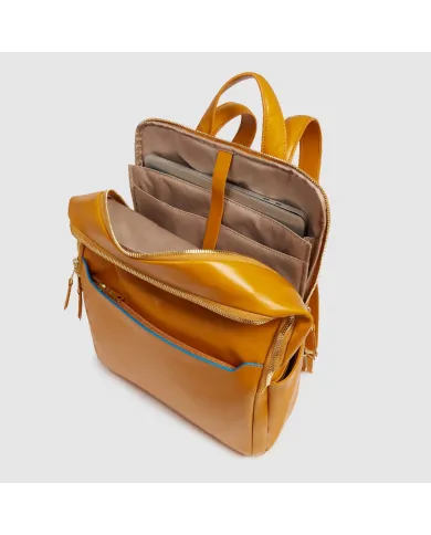 Piquadro Zaino donna porta pc 14" Blue Square Giallo