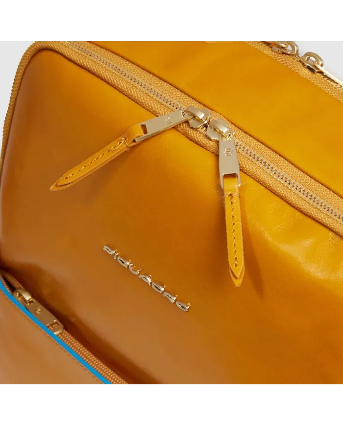 Piquadro Zaino donna porta pc 14" Blue Square Giallo
