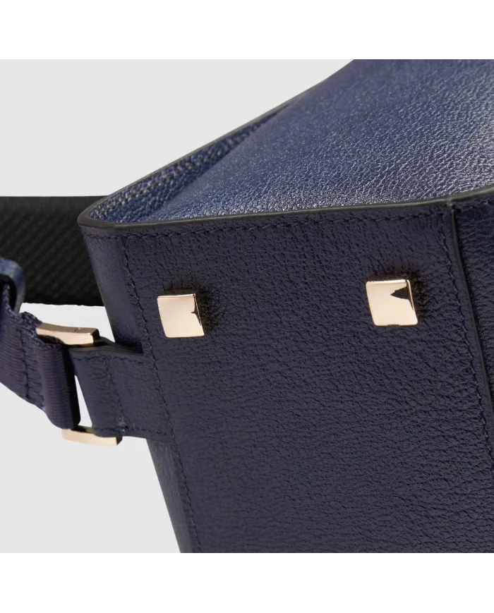 Piquadro Zaino pelle porta pc 14" Patricia Blu