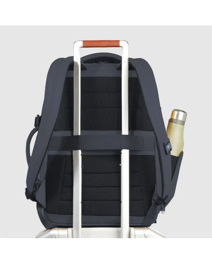 Piquadro Zaino viaggio impermeabile porta pc 15,6 Blu