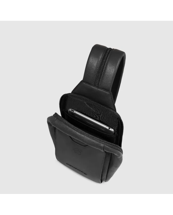 Piquadro Monospalla zaino Ael Nero