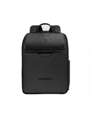 Piquadro Zaino in pelle porta pc 13,3 Ael Nero
