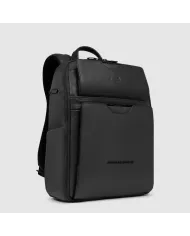 Piquadro Zaino in pelle porta pc 13,3 Ael Nero