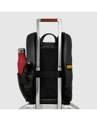 Piquadro Zaino in pelle porta pc 13,3 Ael Nero