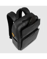 Piquadro Zaino in pelle porta pc 13,3 Ael Nero