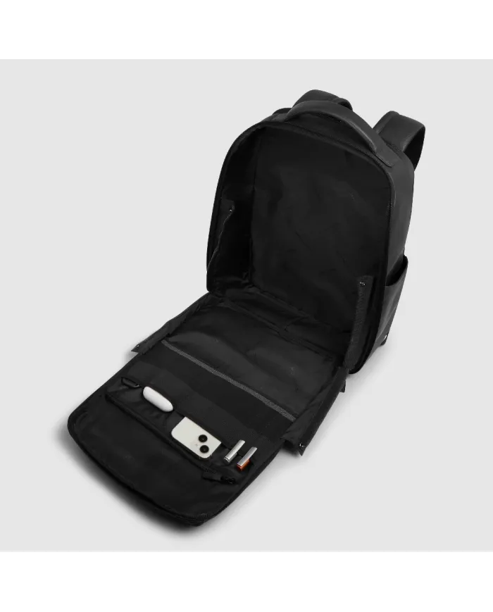 Piquadro Zaino pelle porta pc 15,6" Ael Nero