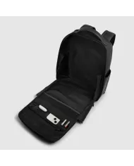 Piquadro Zaino pelle porta pc 15,6" Ael Nero