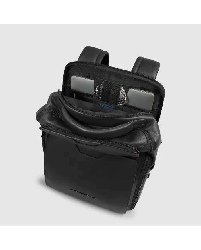 Piquadro Zaino pelle porta pc 15,6" Ael Nero