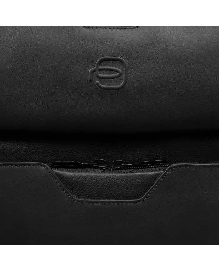 Piquadro Zaino pelle porta pc 15,6" Ael Nero