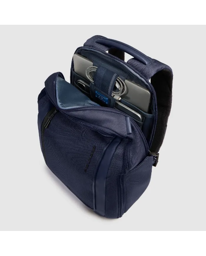 Piquadro Zaino viaggio porta pc 15,6 Lyss Blu