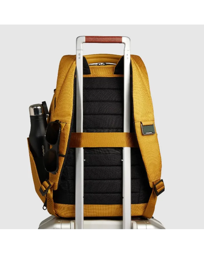 Piquadro Zaino viaggio porta pc 15,6 Lyss Giallo