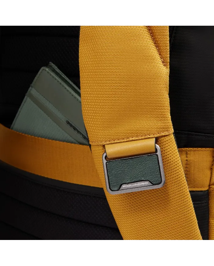 Piquadro Zaino viaggio porta pc 15,6 Lyss Giallo