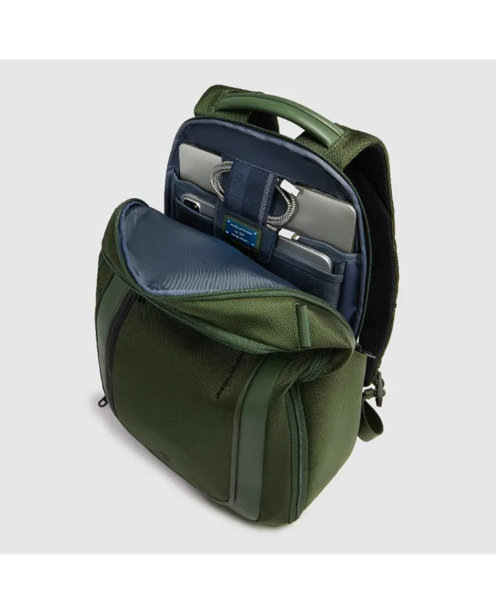 Piquadro Zaino viaggio porta pc 15,6 Lyss Verde