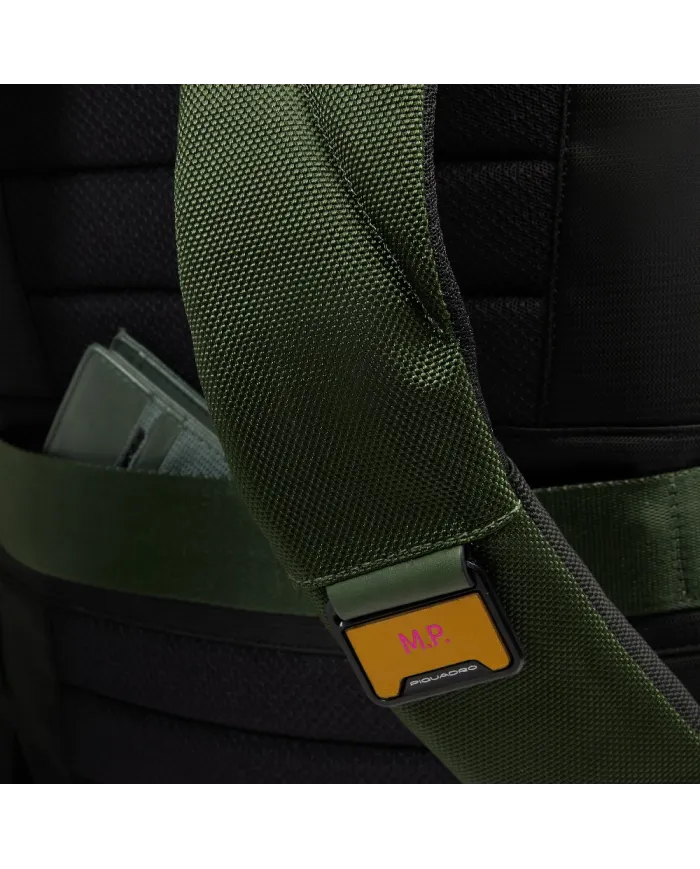 Piquadro Zaino viaggio porta pc 15,6 Lyss Verde