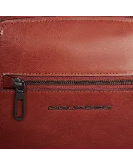 Piquadro Zaino in pelle porta pc Solm Marrone