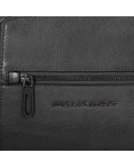 Piquadro Zaino in pelle porta pc Solm Nero