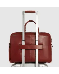 Piquadro Cartella pelle porta pc 15,6" Solm Marrone