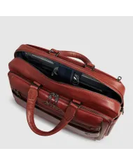 Piquadro Cartella pelle porta pc 15,6" Solm Marrone