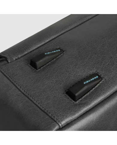 Piquadro Cartella pelle porta pc 15,6" Solm Nero