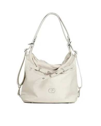 Caleidos Borsa zaino in tessuto Beige