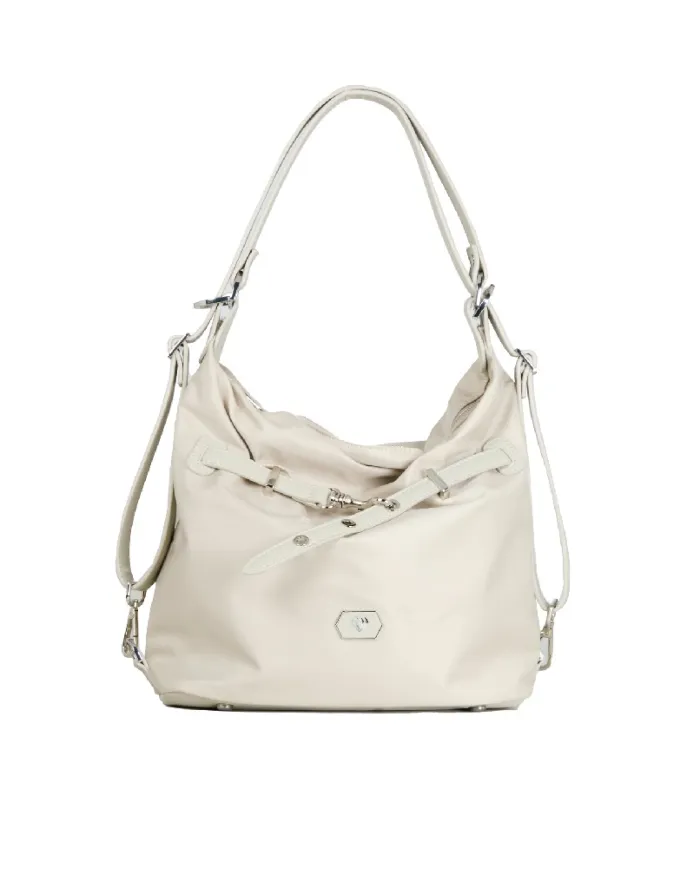 Caleidos Borsa zaino in tessuto Beige
