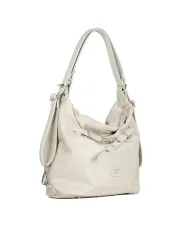 Caleidos Borsa zaino in tessuto Beige