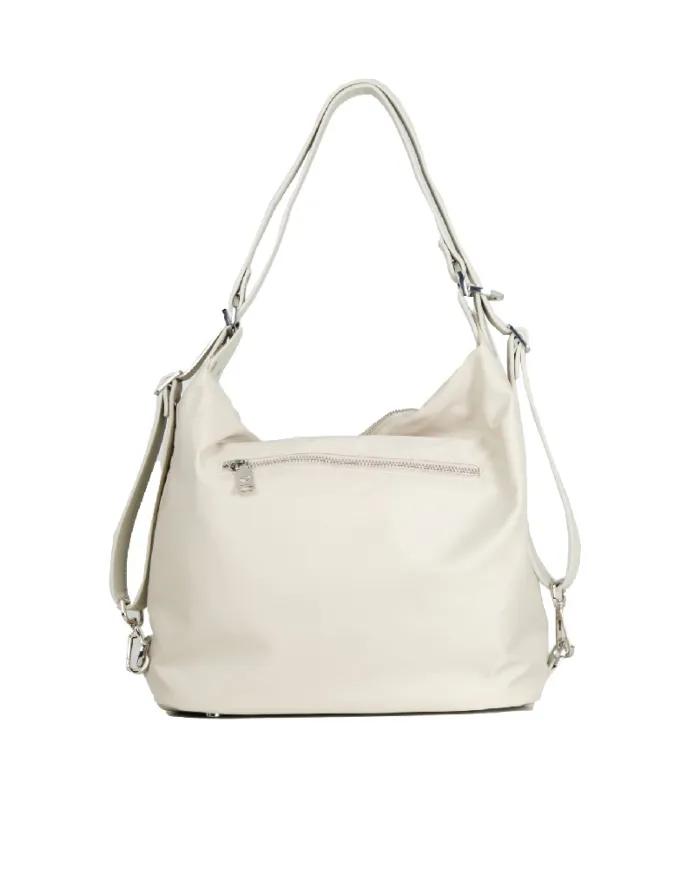 Caleidos Borsa zaino in tessuto Beige