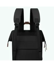 CABAIA Zaino Medio cordura Cologne Nero/Cuoio