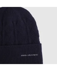 Piquadro Berretto uomo 100% lana Blu